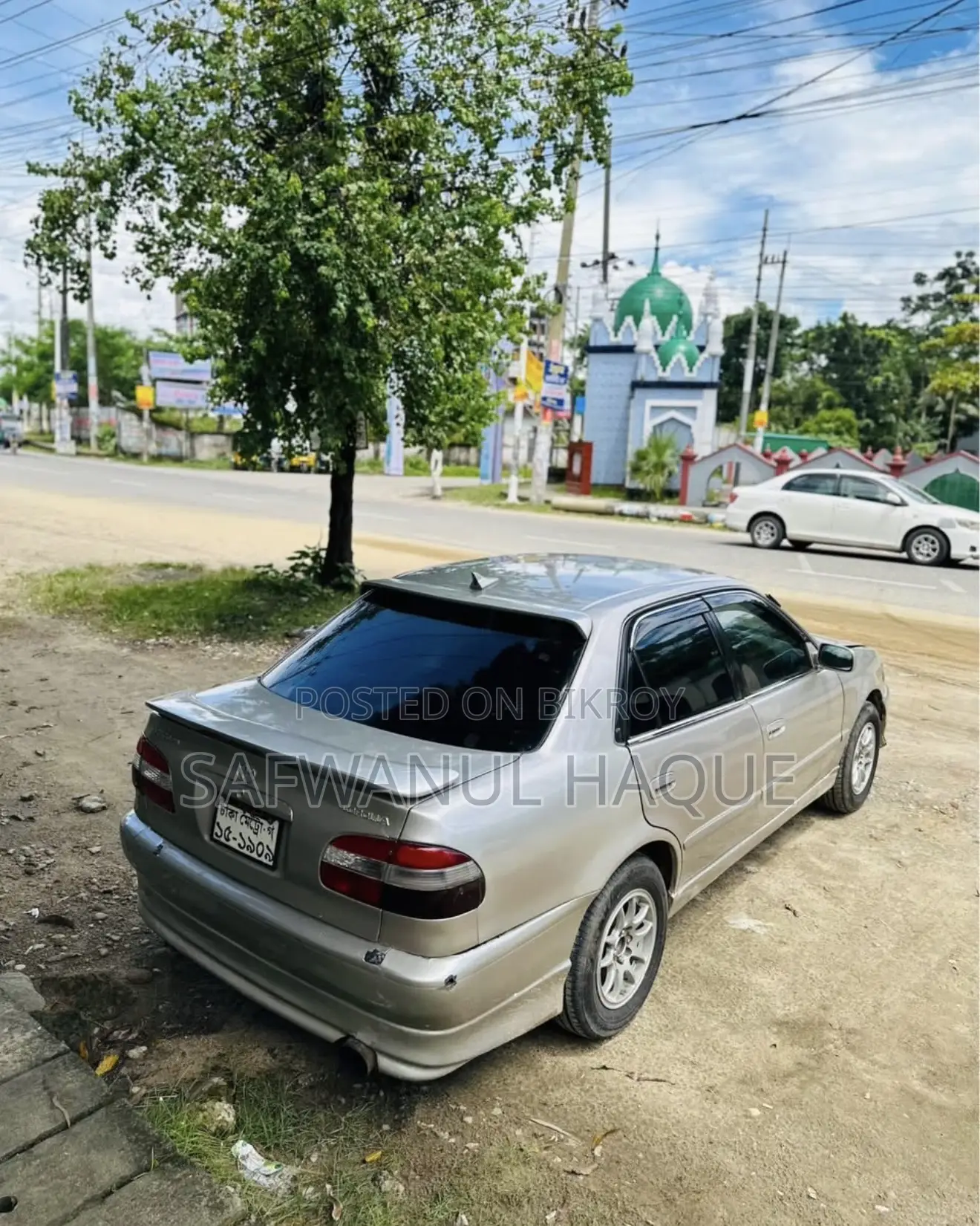 টয়োটা করোল্লা সেডান ১৯৯৭ সিলভার