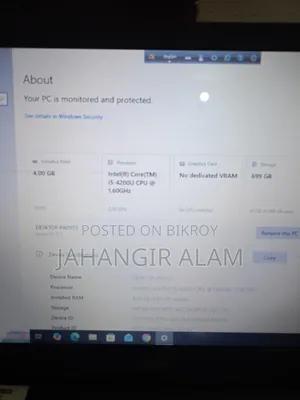 Laptop ASUS 4GB Intel Core I5 HDD 1TB