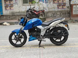 TVS Apache 160 4V 2021 Blue
