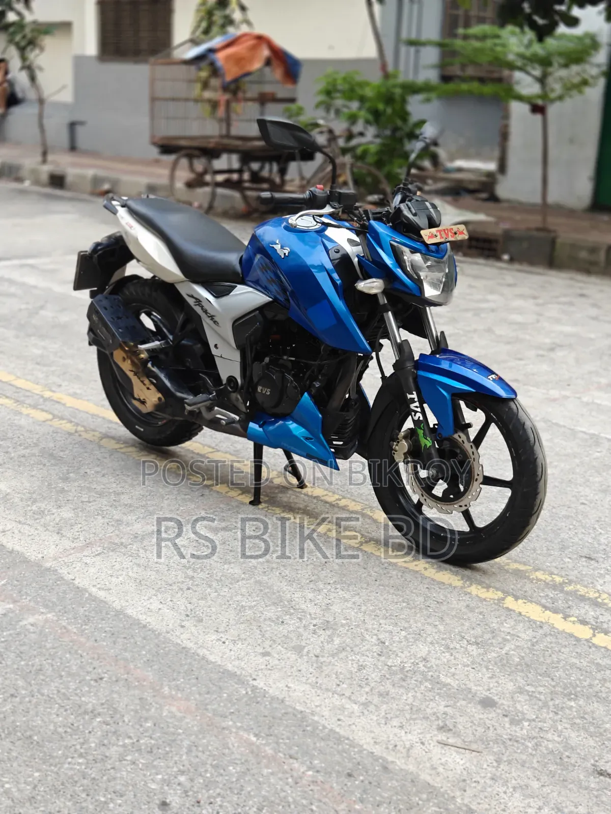 TVS Apache 160 4V 2021 Blue