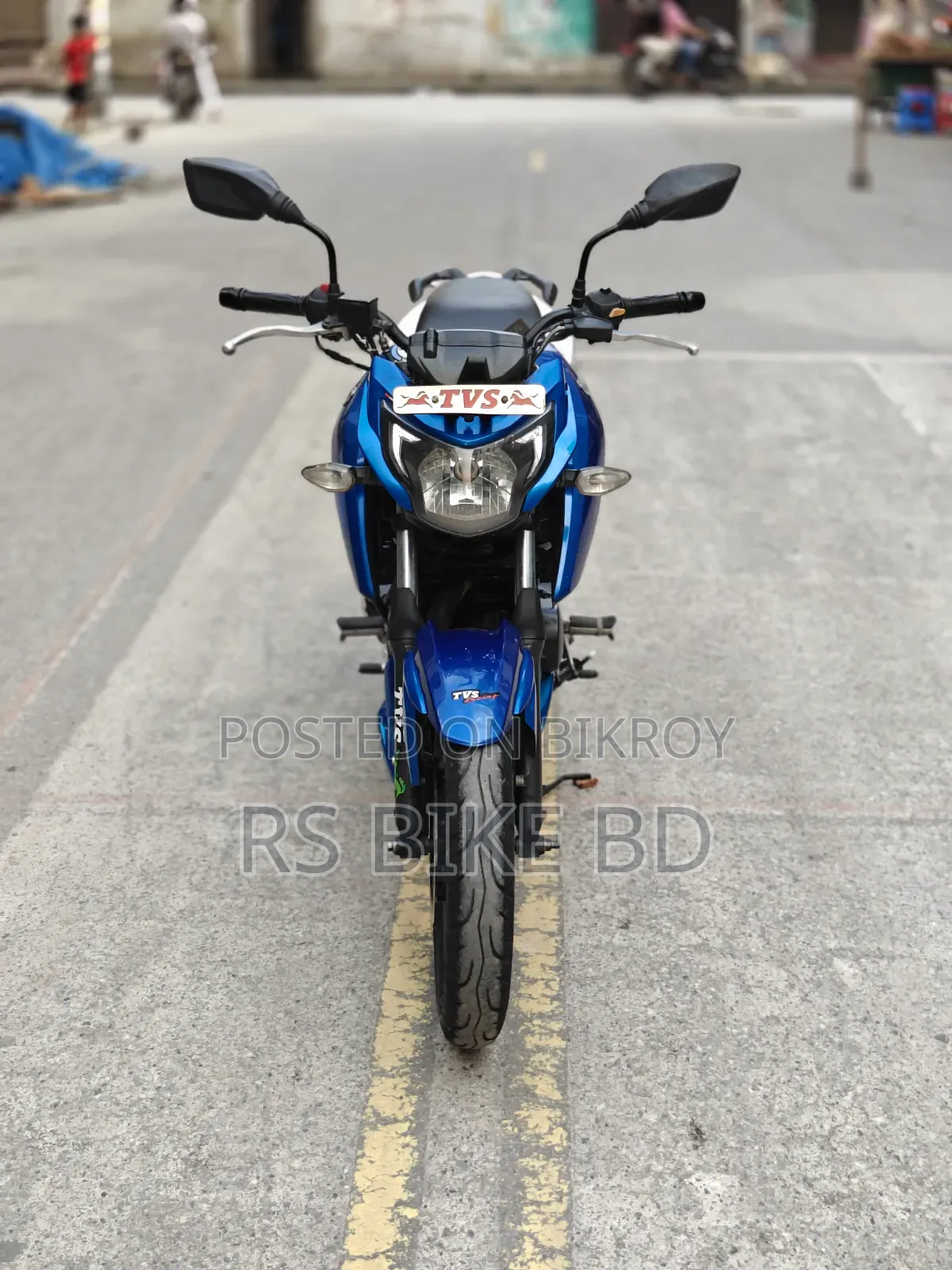 TVS Apache 160 4V 2021 Blue