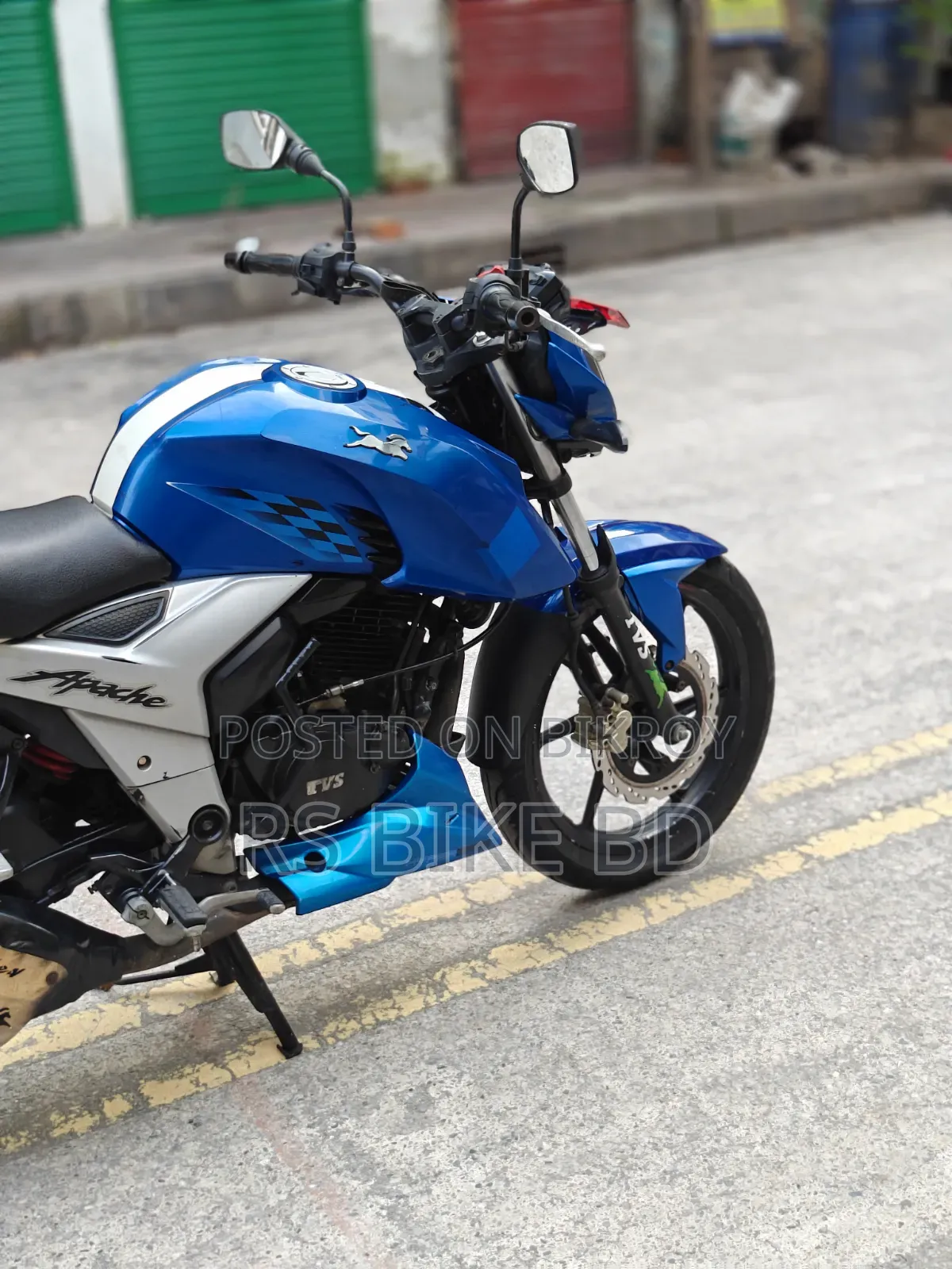 TVS Apache 160 4V 2021 Blue