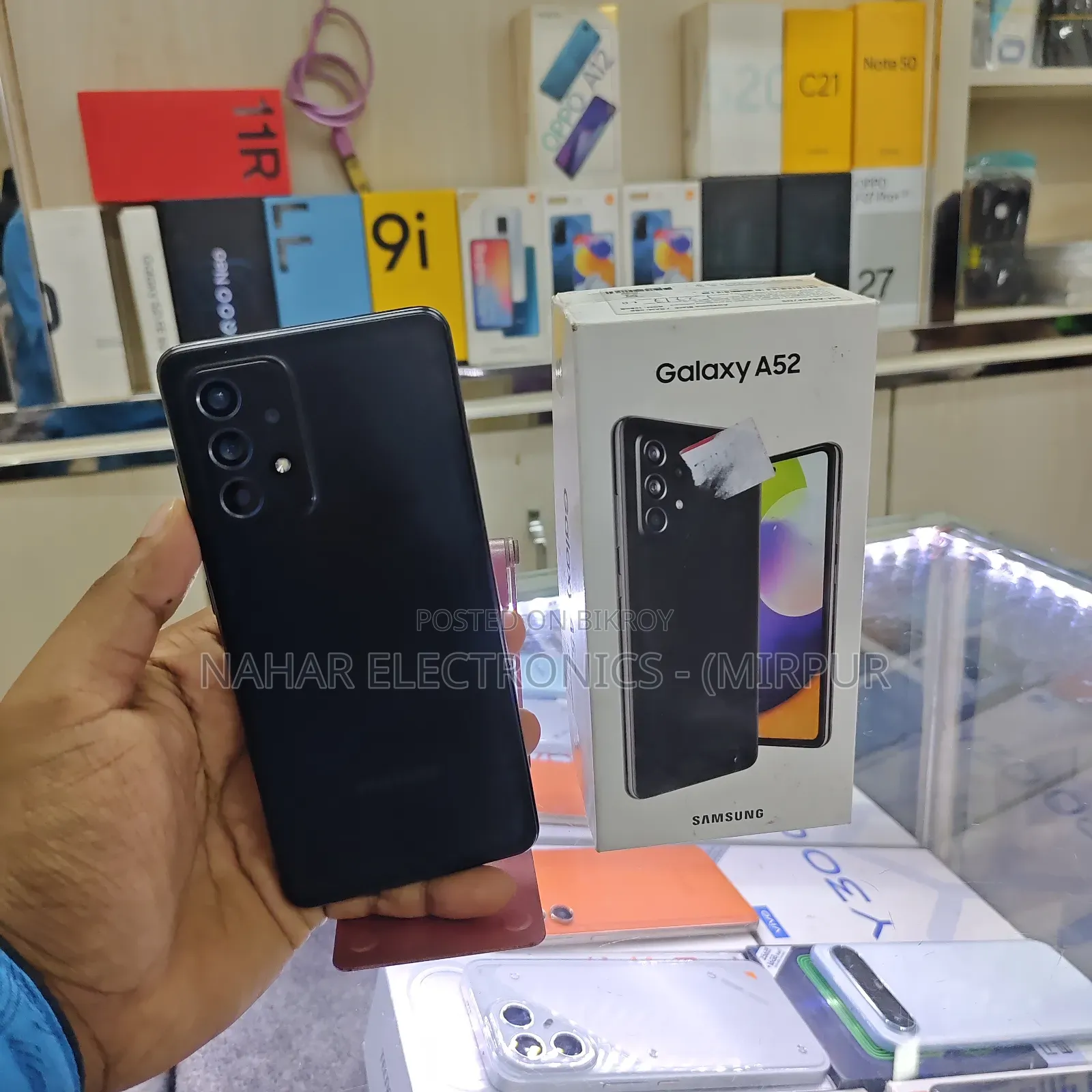 স্যামসাং গ্যালাক্সি এ৫২ ১২৮ জিবি কালো
