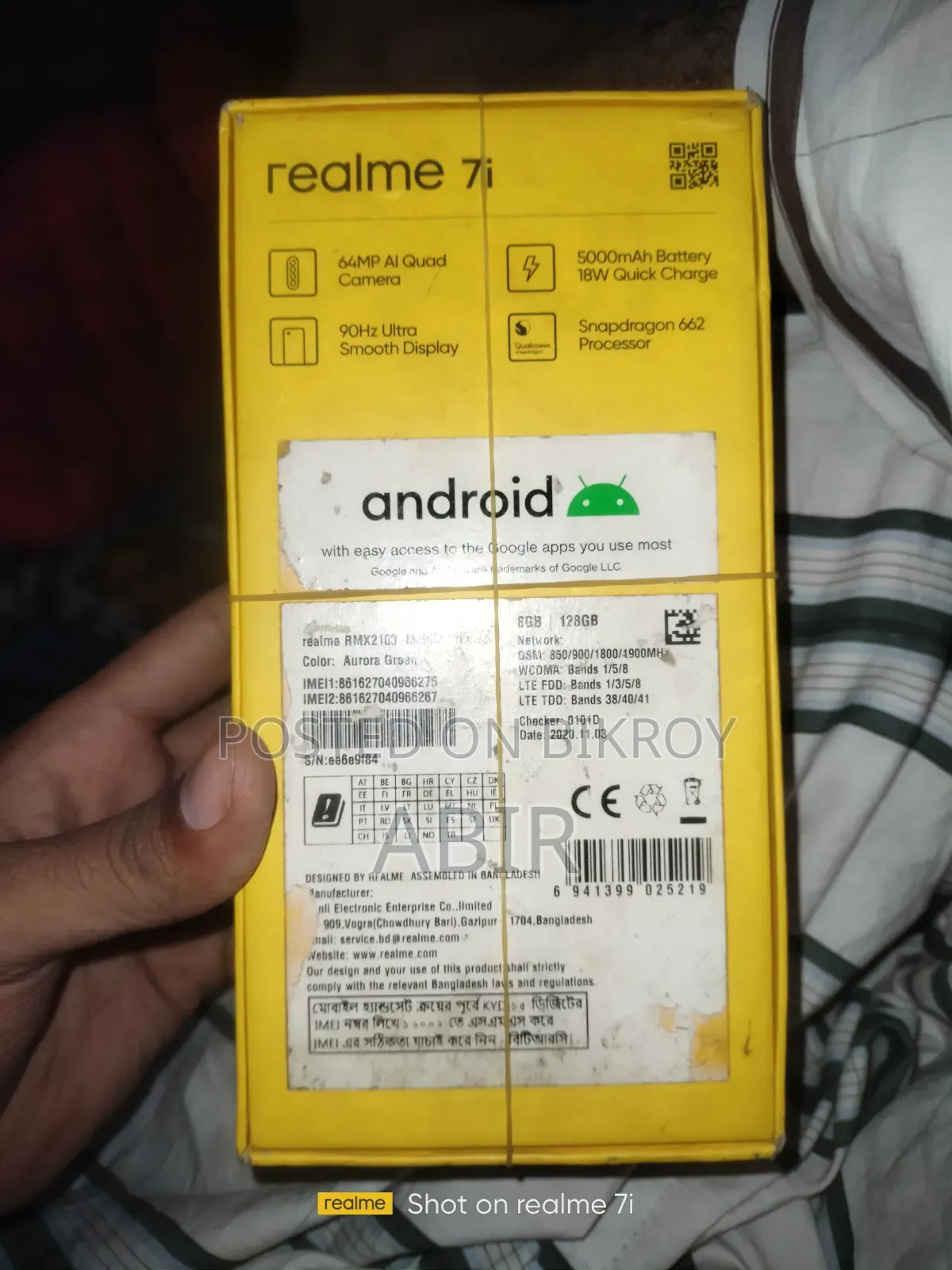 Realme 7i 128 GB Green