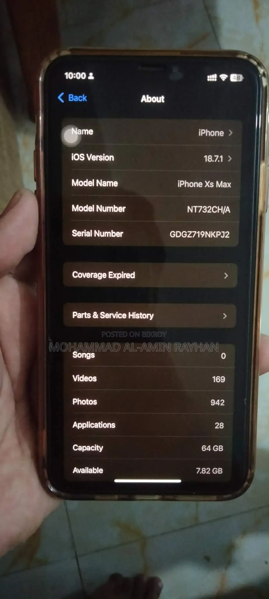 Apple iPhone XS Max 64 GB Gold