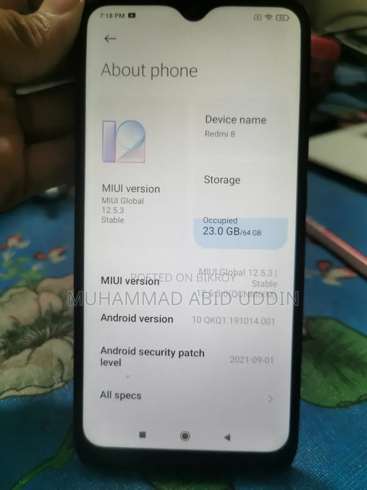 Xiaomi Redmi 8 64 GB Blue