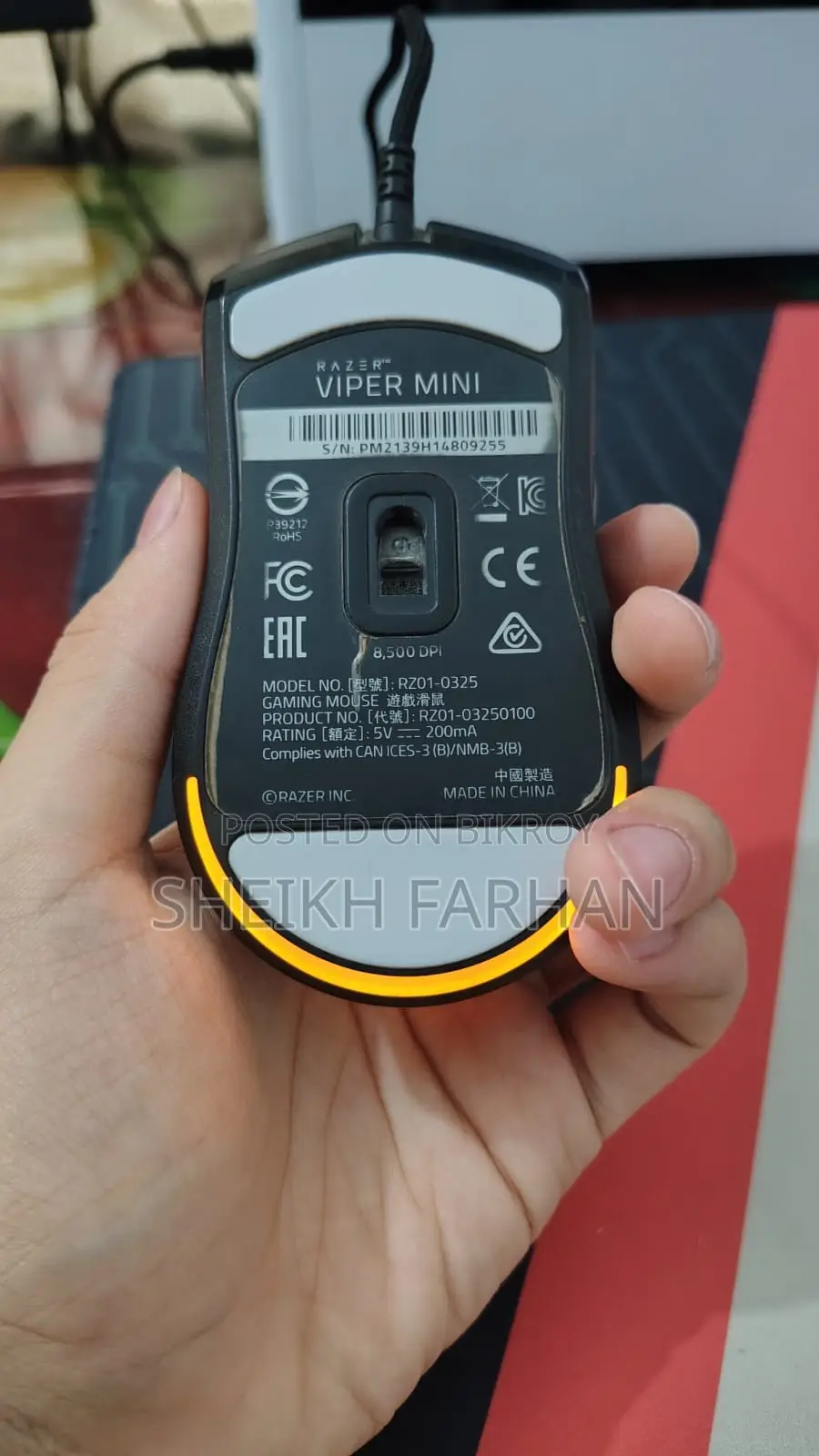 Razer Viper Mini Ultra Lightweight Gaming Mouse