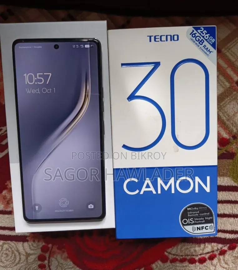 Tecno Camon 30 256 GB Black