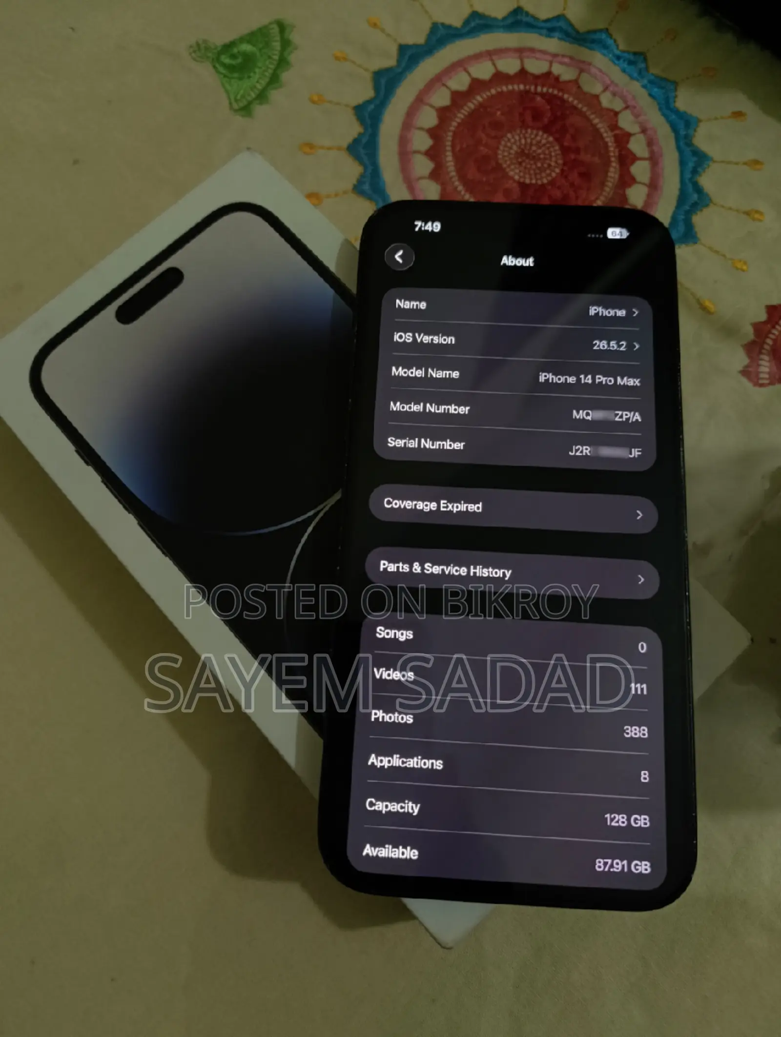 Apple iPhone 14 Pro Max 128 GB Black