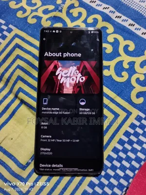Motorola Edge 60 Fusion 128 GB Gray