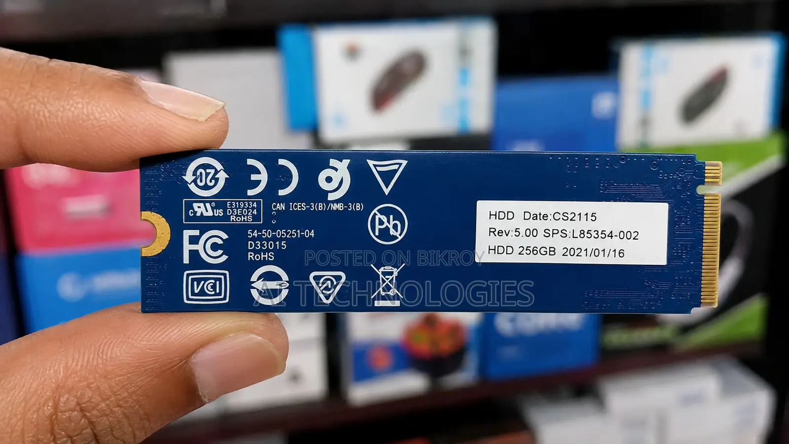 ওয়েস্টার্ন ডিজিটাল - WD SN530 Plus 256GB NVMe PCIe Gen 3 SSD