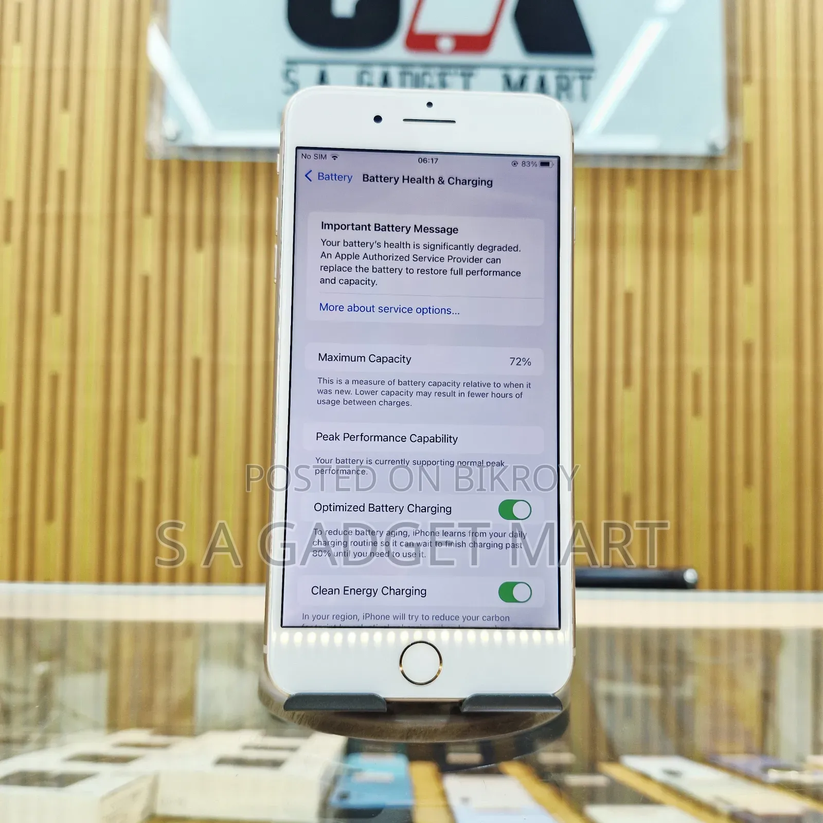 অ্যাপল আইফোন ৮ প্লাস ৬৪ জিবি রোজ গোল্ড