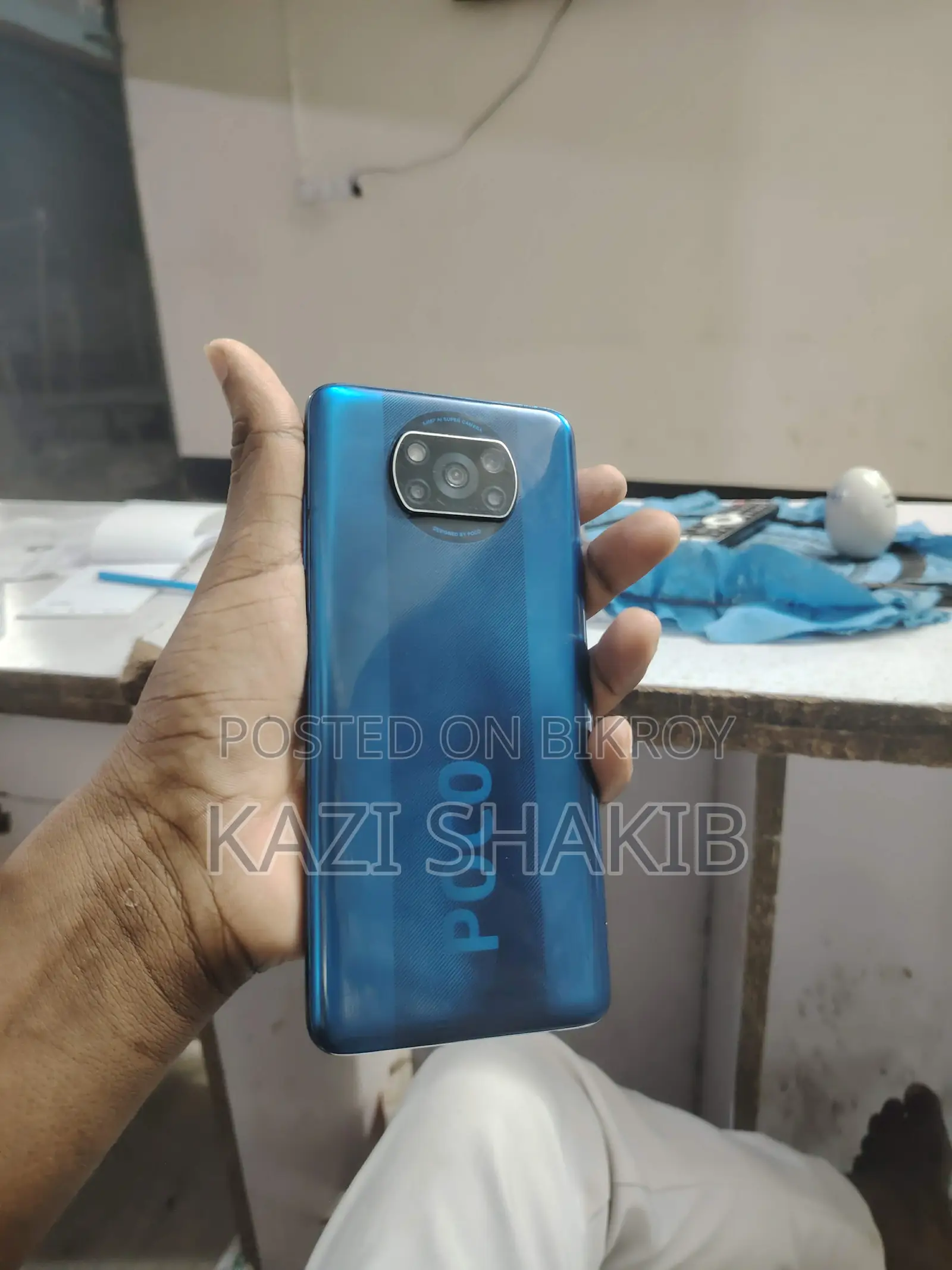 শাওমি পোকো এক্স৩ প্রো ১২৮ জিবি নীল