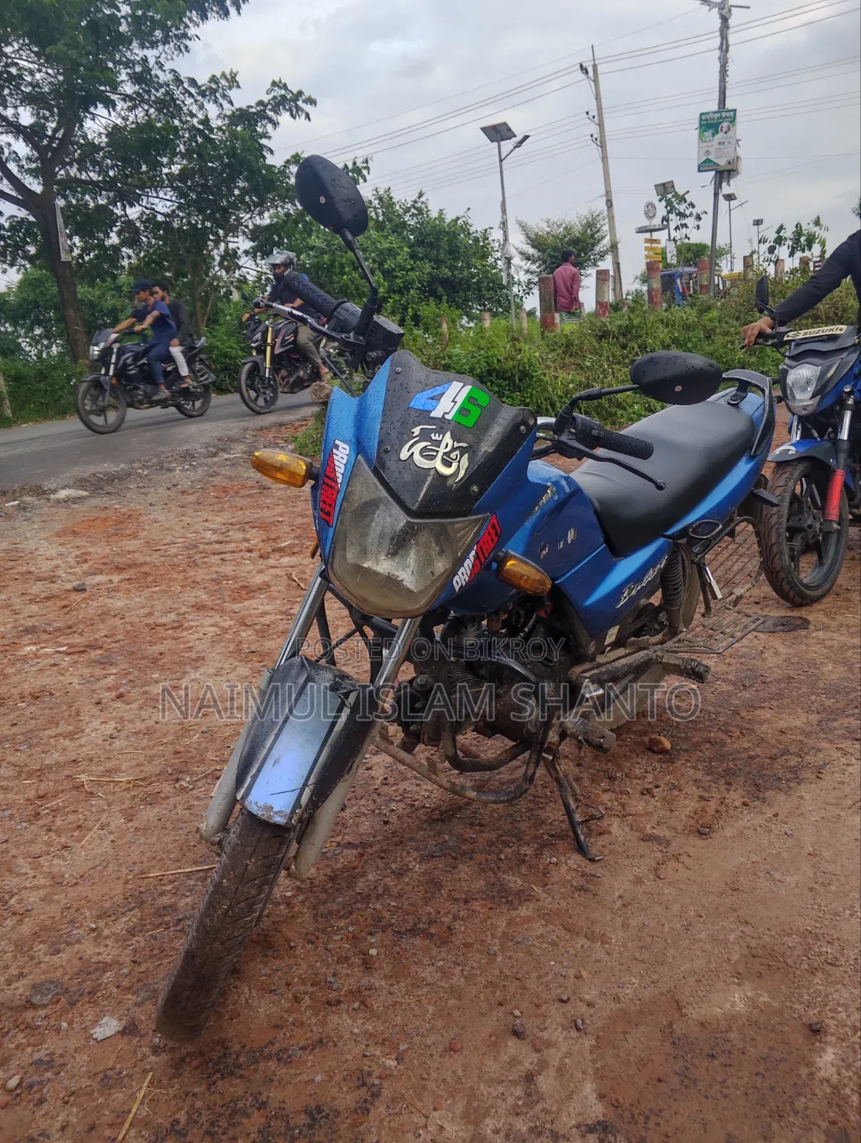 রানার বুলেট ১০০ ২০১৬ নীল