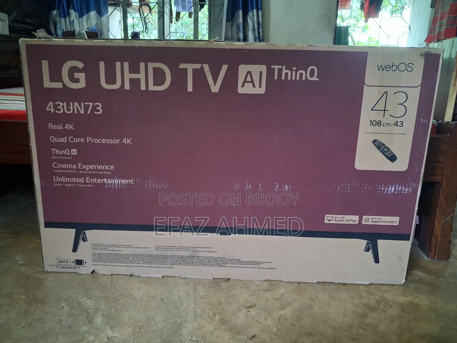 LG 43 Inch UHD Smart TV (43UN73) – AI ThinQ | webOS | Excellent