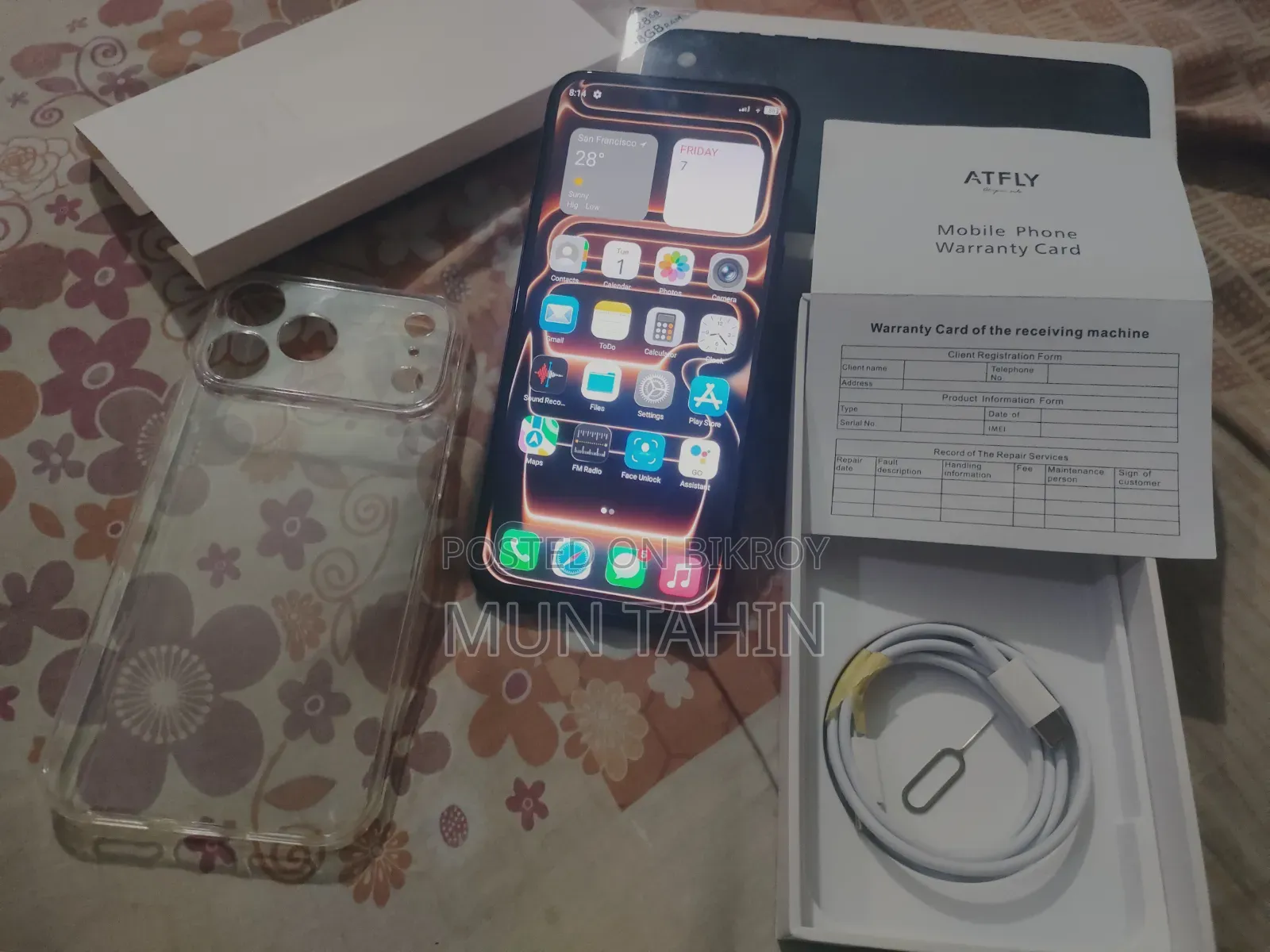 Mobile Phone 128 GB Black