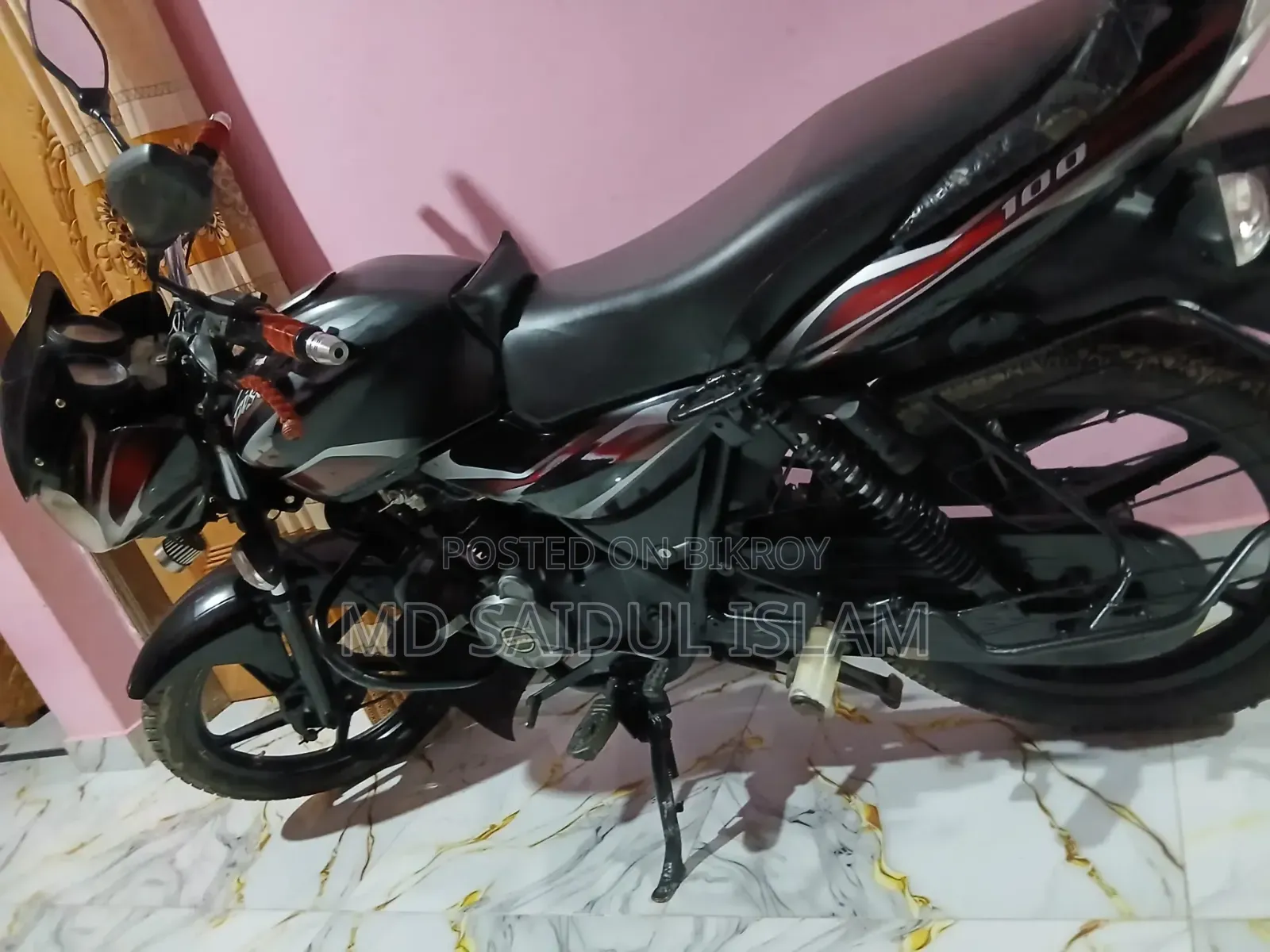 Bajaj Discover 100 2015 Black