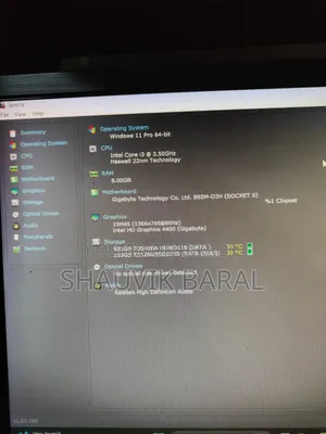 Desktop Computer 8GB RAM Intel Core i3 HDD+SSD 1TB