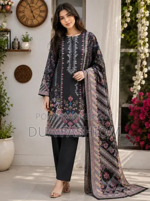 Jamdani Cotton Three Piece | Grade A Quality | Free Size |