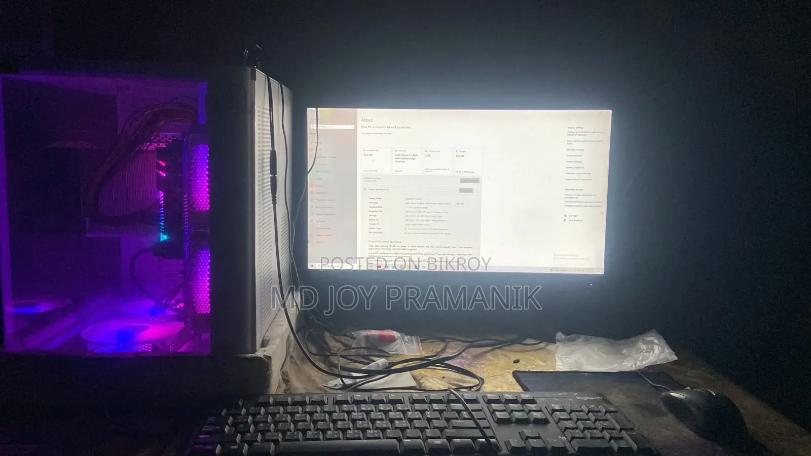 Desktop Computer 32GB AMD Ryzen 5 SSD 256GB