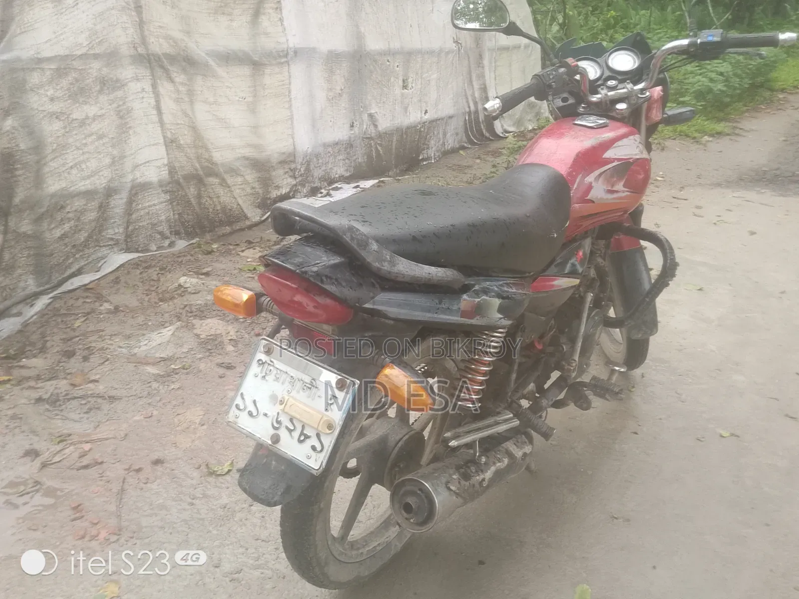 Bajaj Platina 100 2018 Red