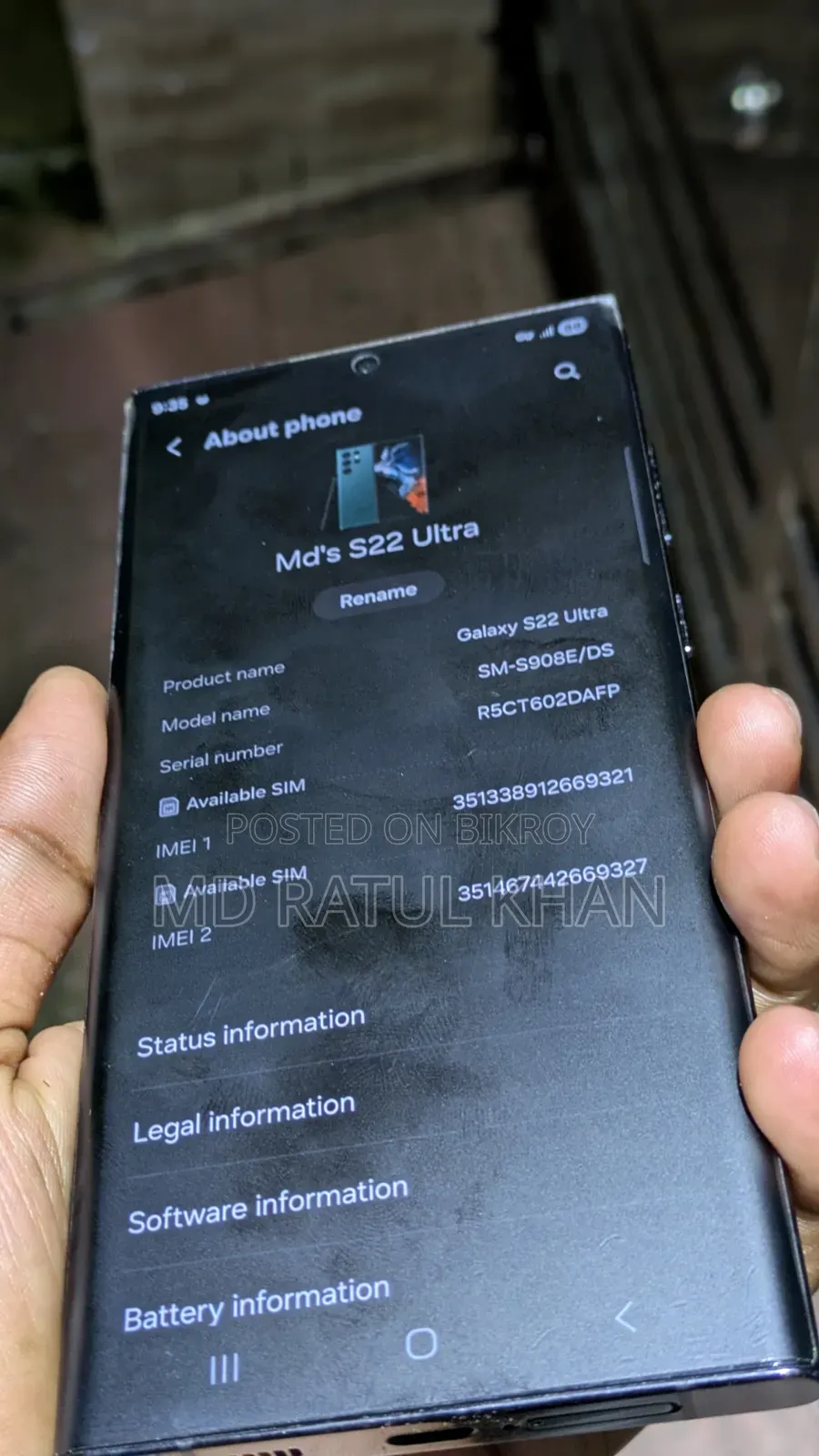 Samsung Galaxy S22 Ultra 512 GB Black