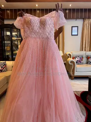 Baby Pink Exclusive Bridal Gown