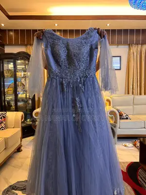 Beautiful Blue Bridal Gown Exclusive