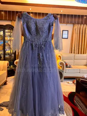 Beautiful Blue Bridal Gown Exclusive