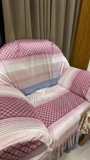 3-Piece Solid Teak Wood Sofa Set With Free Ready-Made Seat Cover