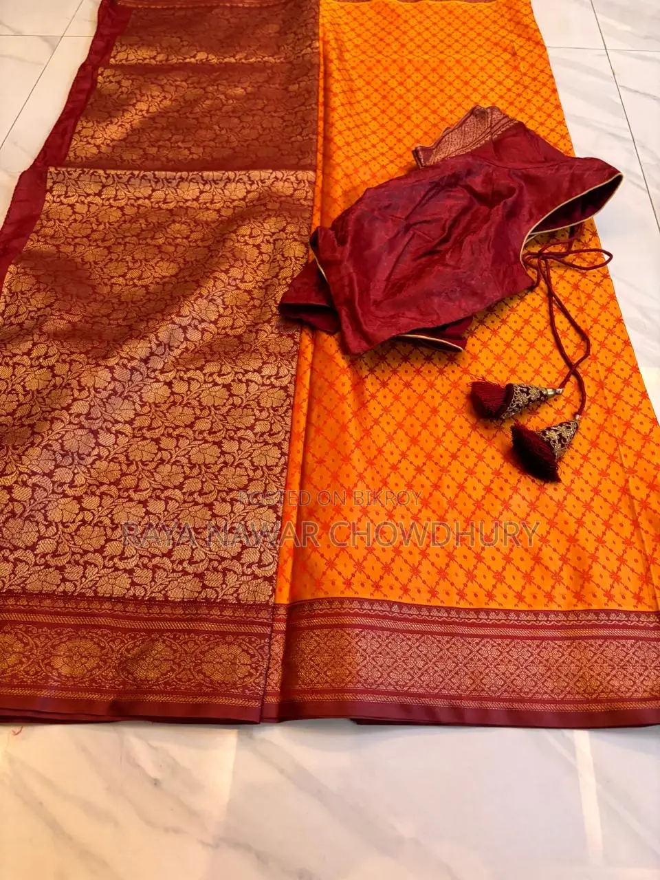 কনের জন্য ভারী ডিজাইনের এক্সক্লুসিভ শাড়ি