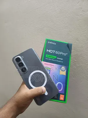 ইনফিনিক্স হট ৬০ প্রো প্লাস ১২৮ জিবি ব্ল্যাক