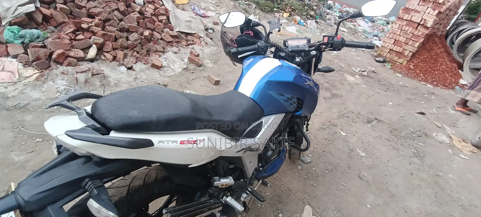 TVS Apache RTR 160 4V 2019 Blue