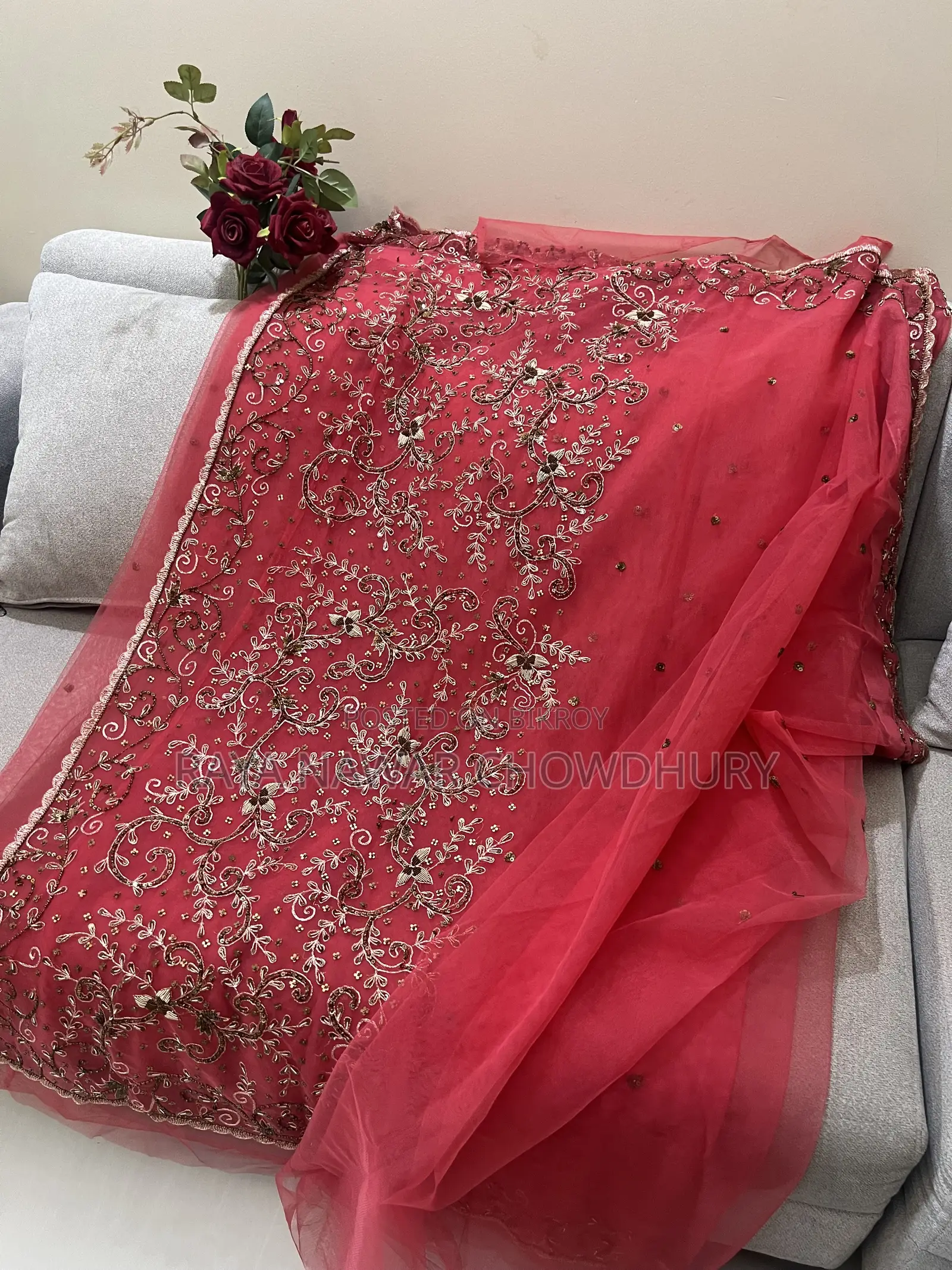 Vintage Pink Saree