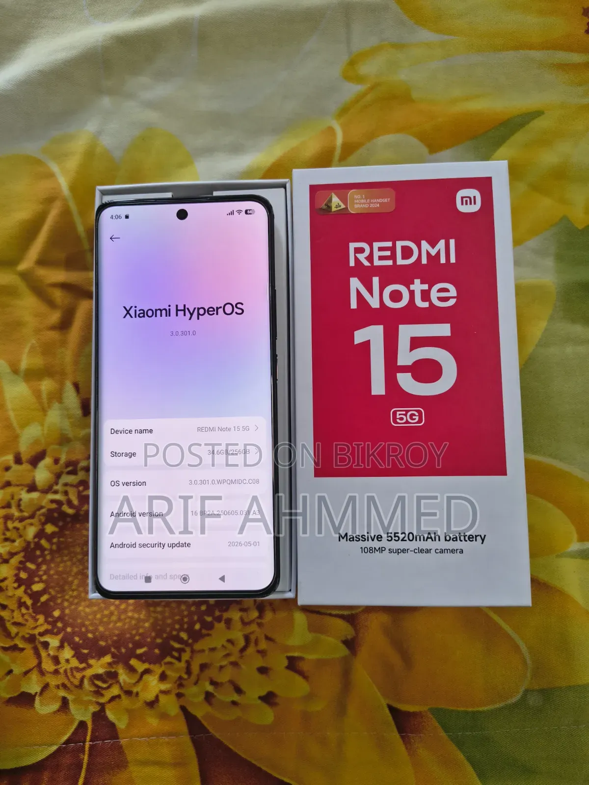 Xiaomi Redmi Note 15 256 GB Black