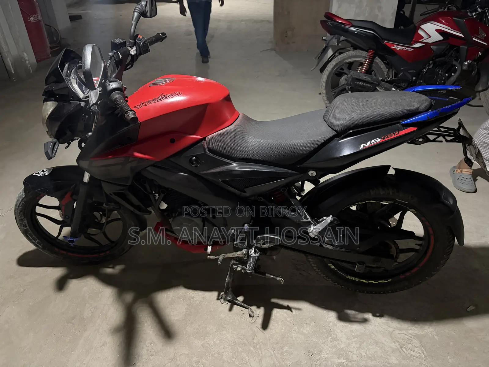 Bajaj Pulsar NS 160 2019 Red