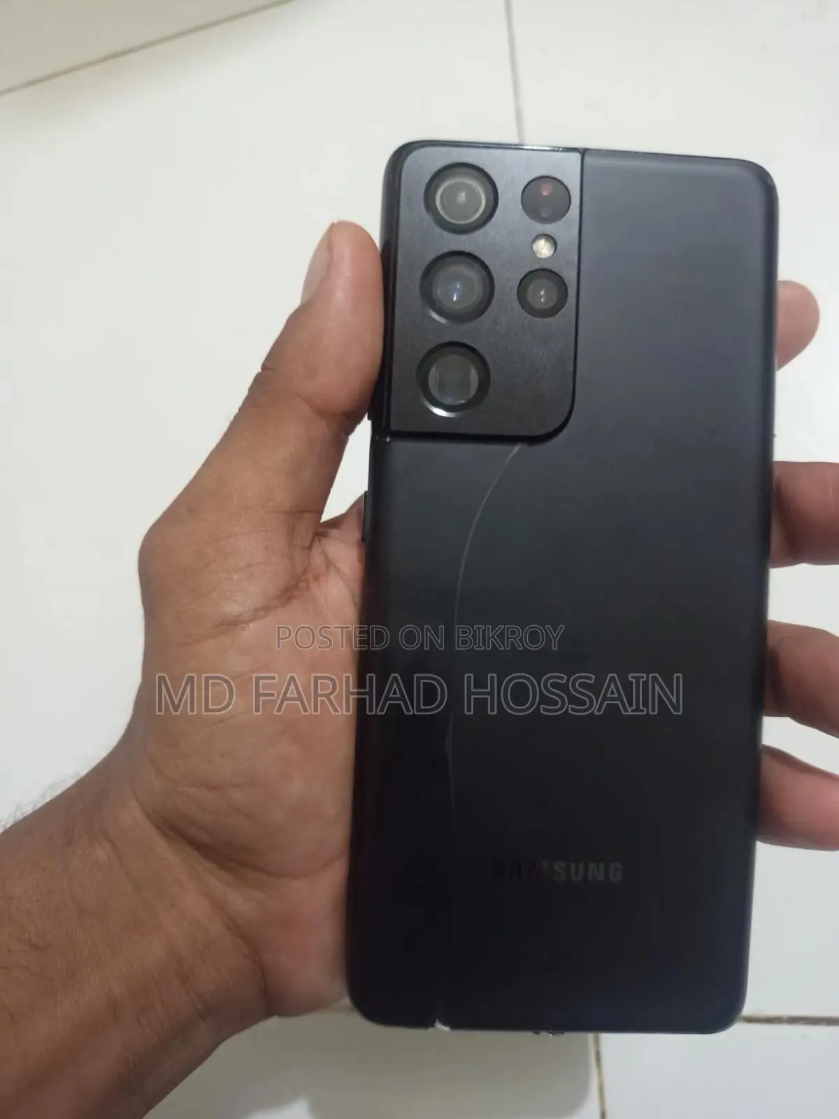 স্যামসাং গ্যালাক্সি এস২১ আল্ট্রা ৫জি ২৫৬ জিবি কালো