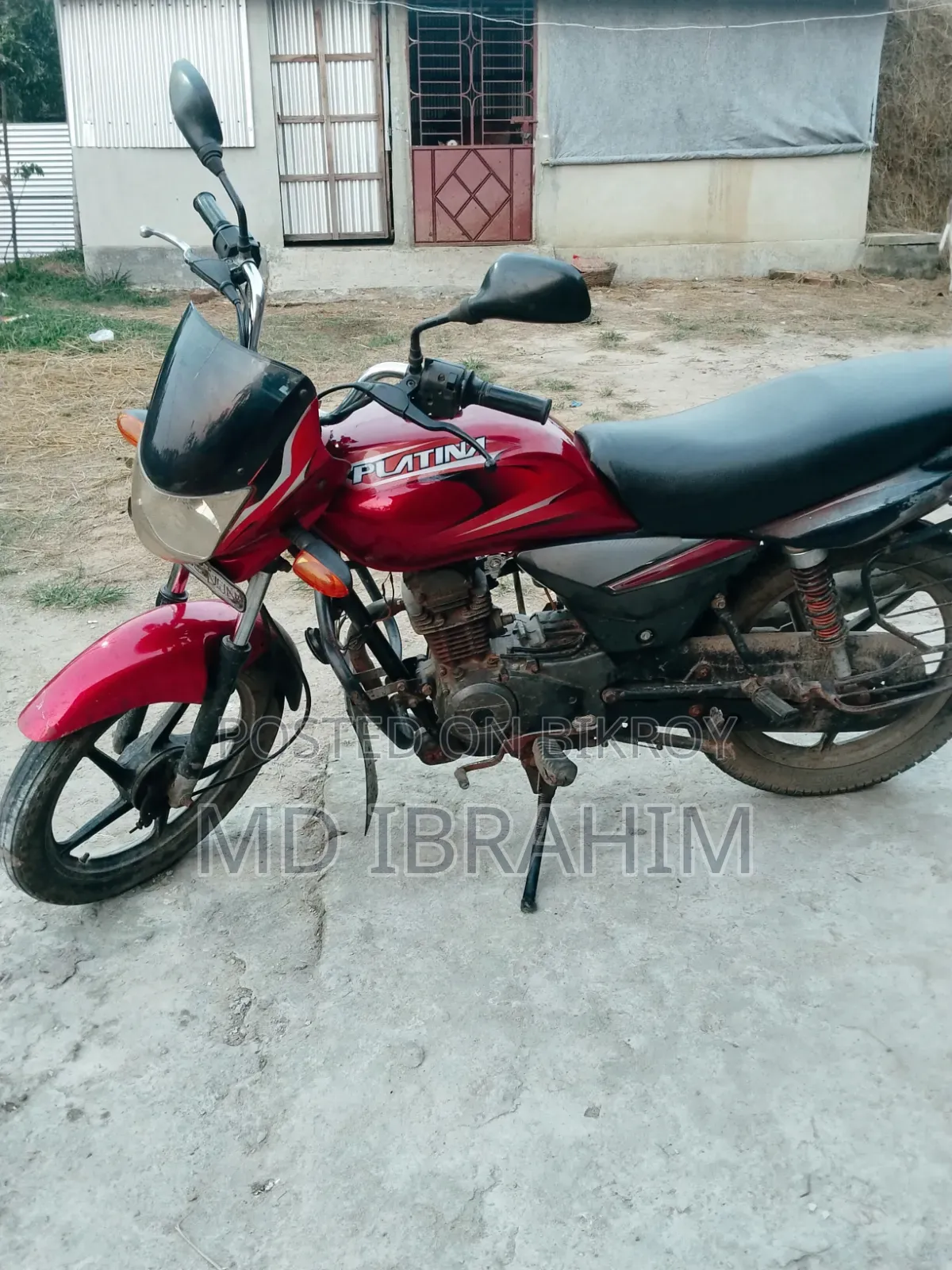 Bajaj Platina 100 2013 Red