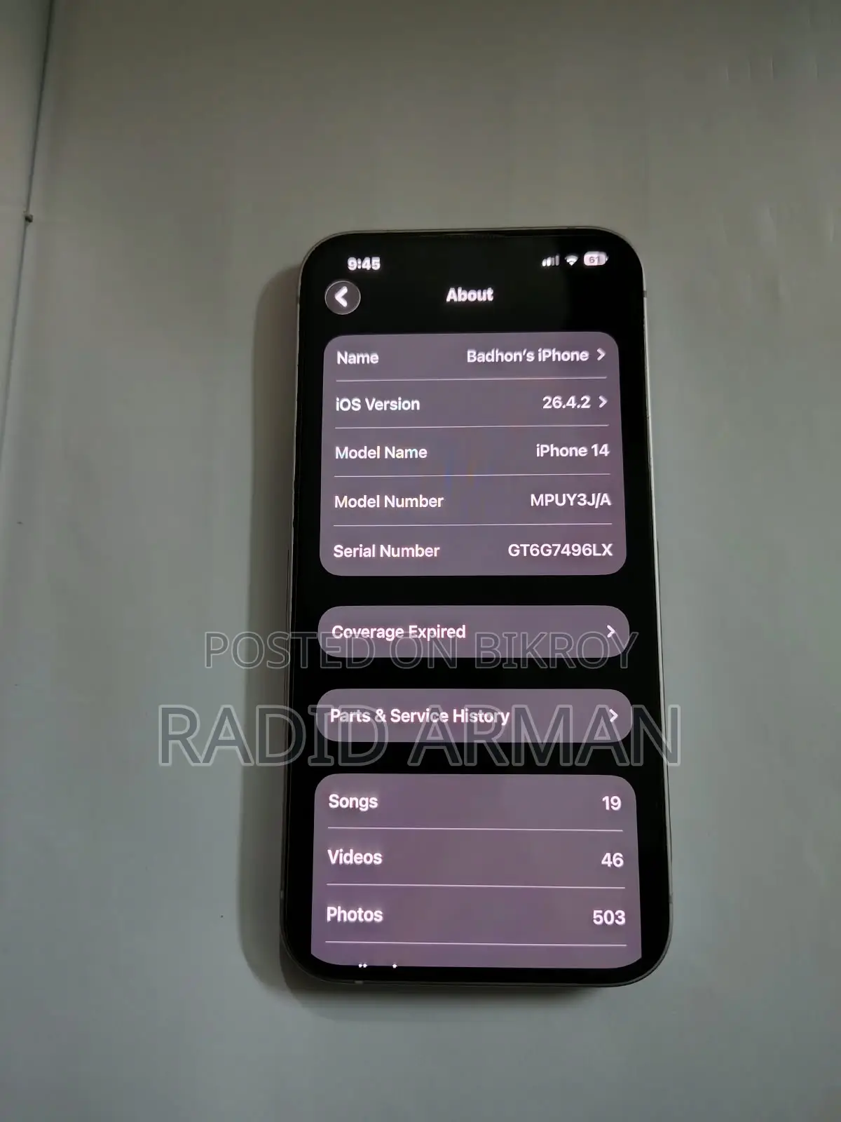 Apple iPhone 14 128 GB Purple