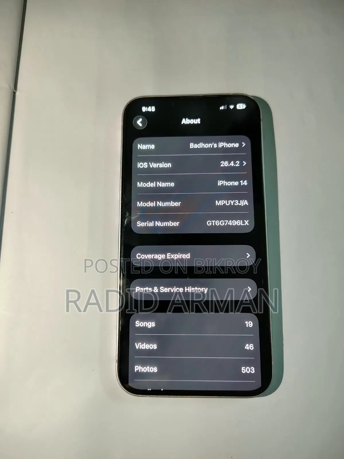 Apple iPhone 14 128 GB Purple