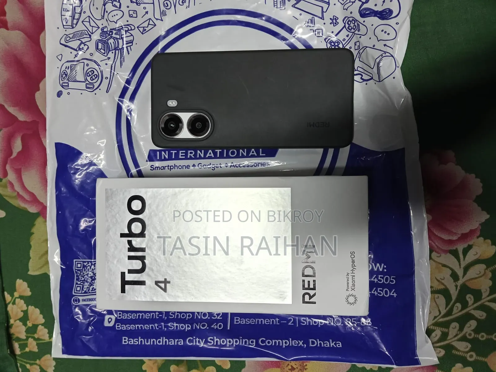 শাওমি রেডমি টার্বো ৪ ২৫৬ জিবি সাদা