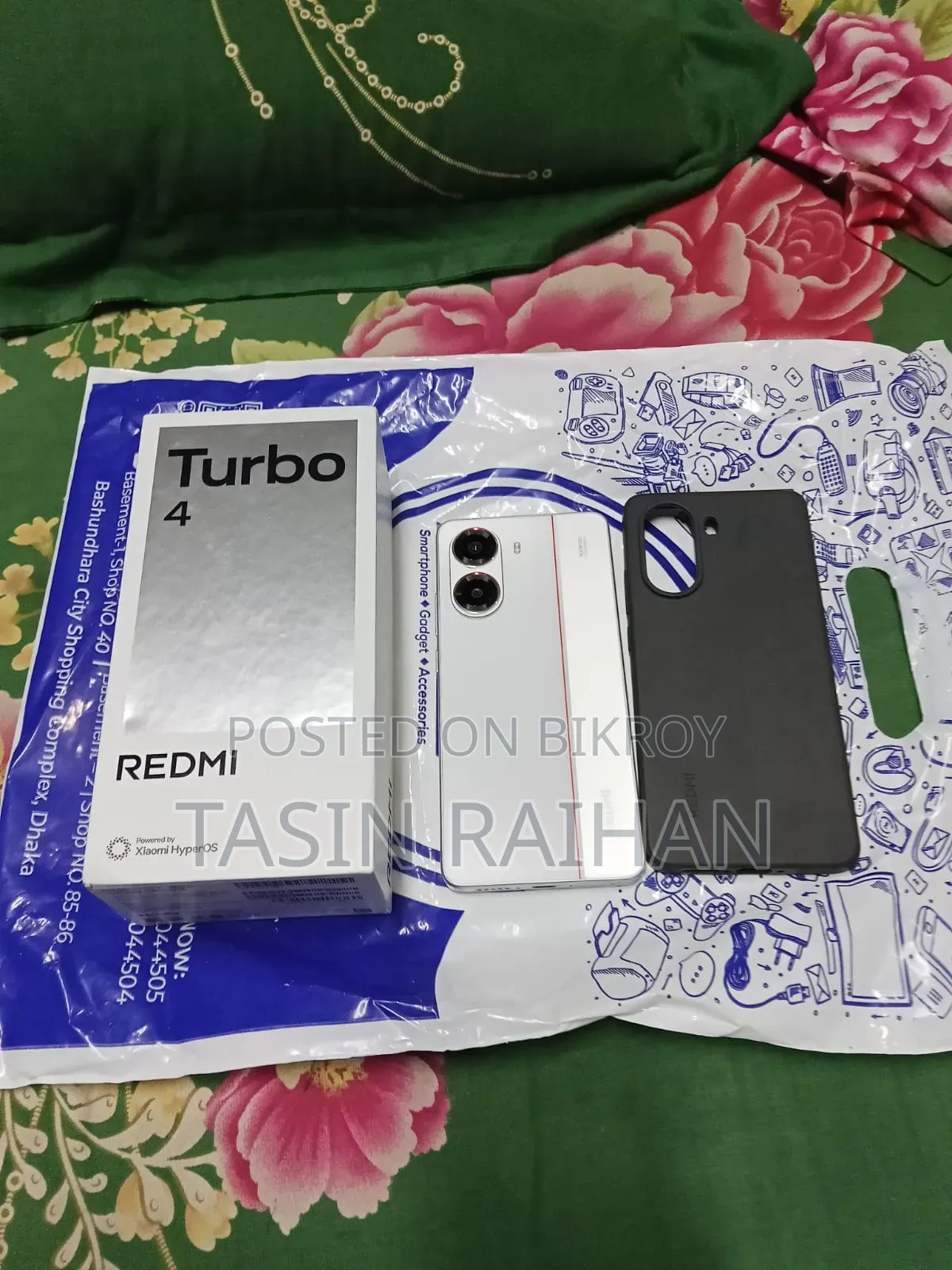 শাওমি রেডমি টার্বো ৪ ২৫৬ জিবি সাদা