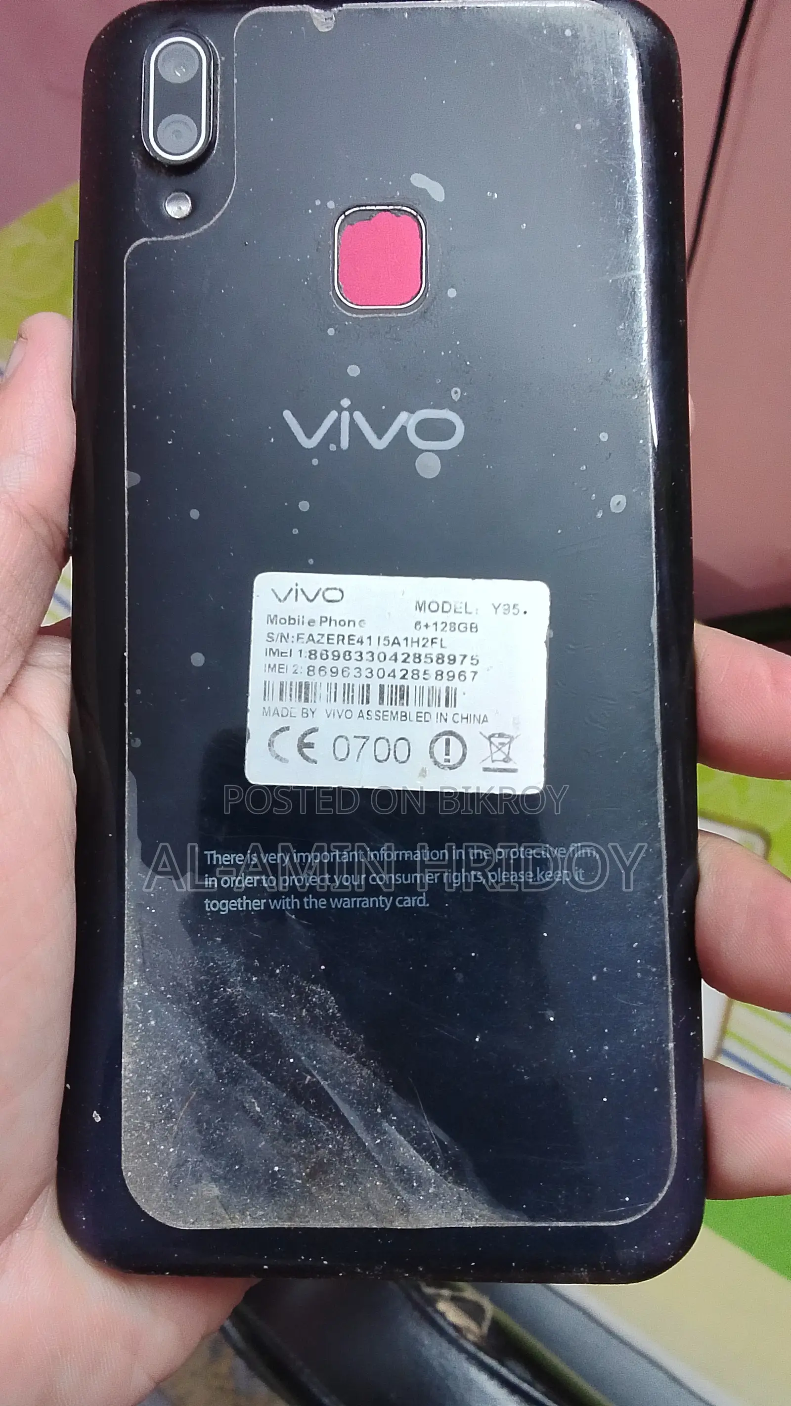 Vivo Y95 128 GB Blue