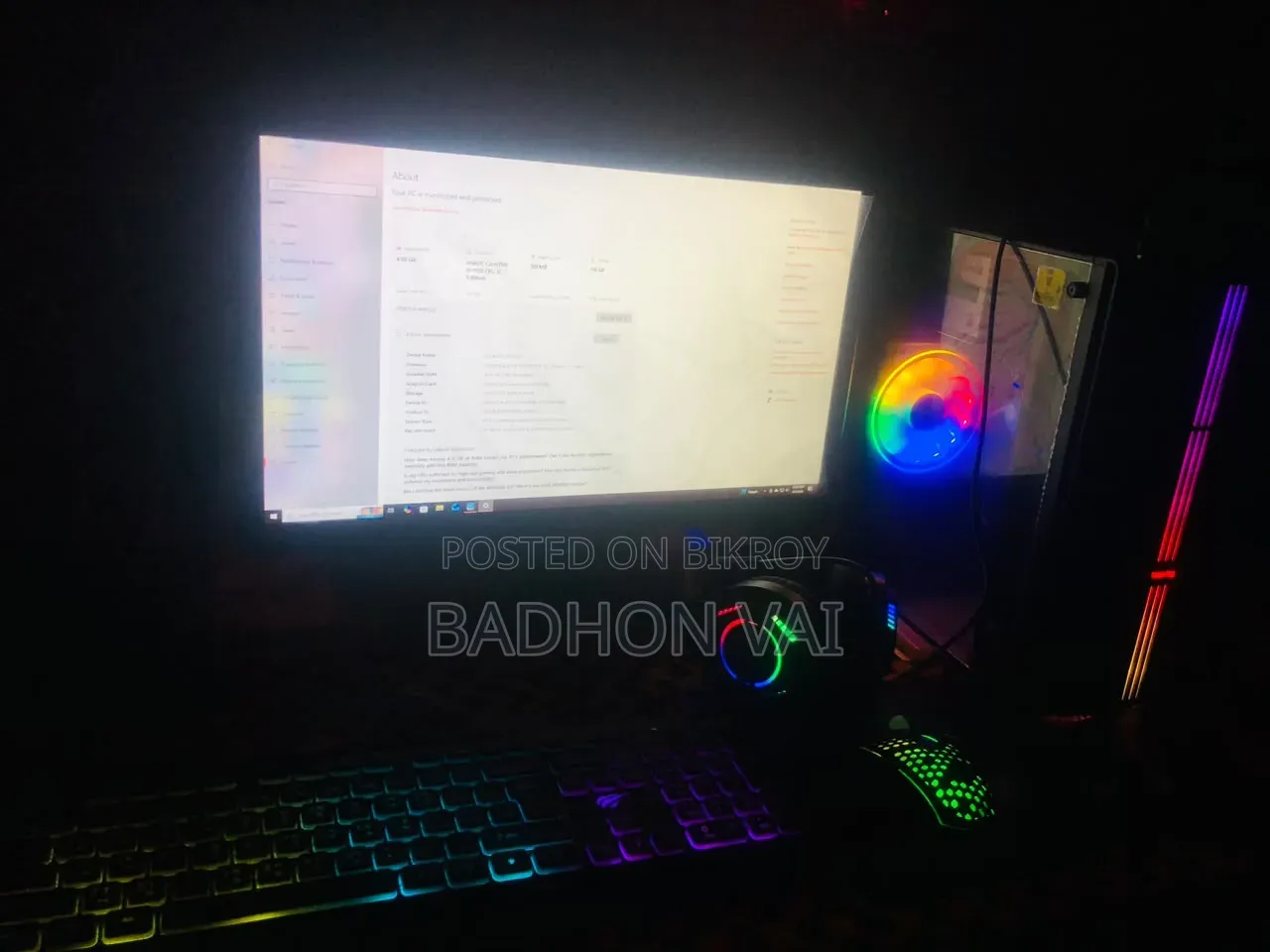 Desktop Computer 4GB Intel Core I3 SSD 128GB