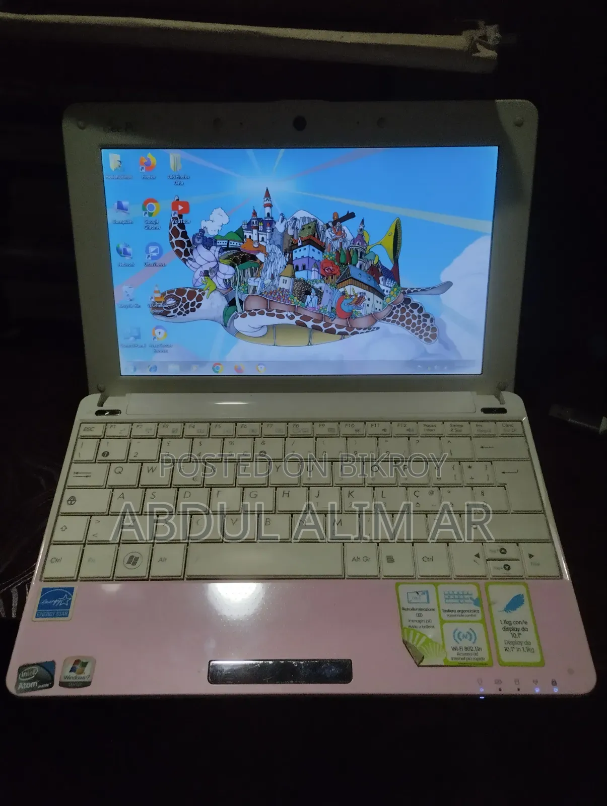Laptop Asus Eee PC 1005HA 2GB Intel Atom HDD 160GB