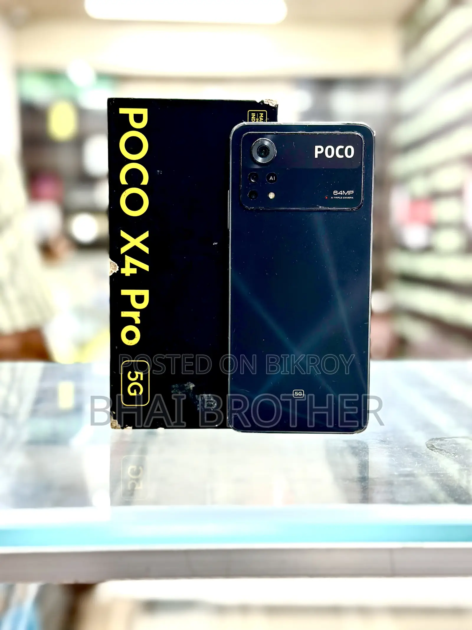 শাওমি পোকো এক্স৪ প্রো ৫জি ১২৮ জিবি কালো