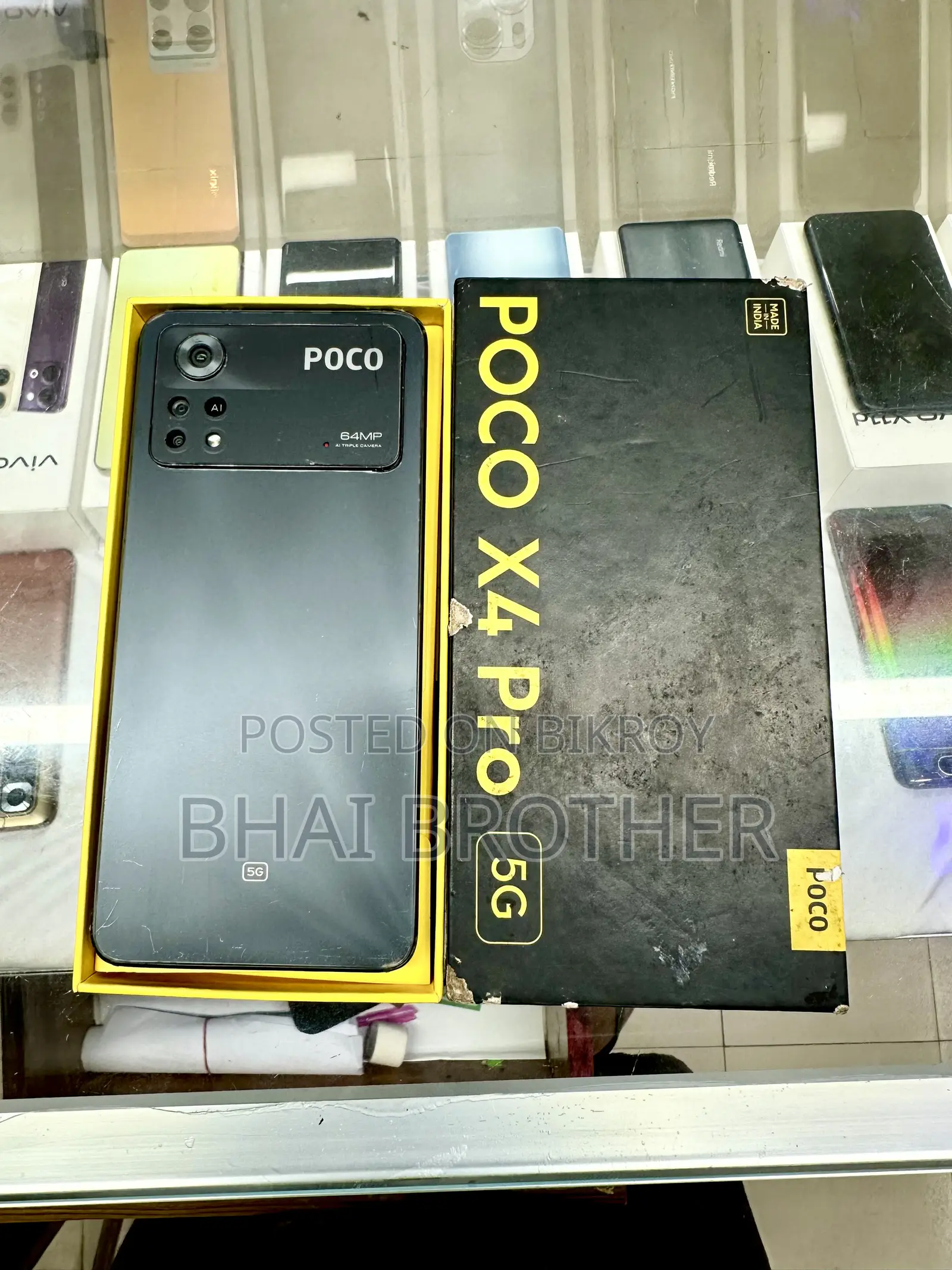 শাওমি পোকো এক্স৪ প্রো ৫জি ১২৮ জিবি কালো
