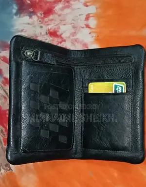 ১০০% অরিজিনাল লেদার ওয়ালেট / পিওর লেদার মানিব্যাগ