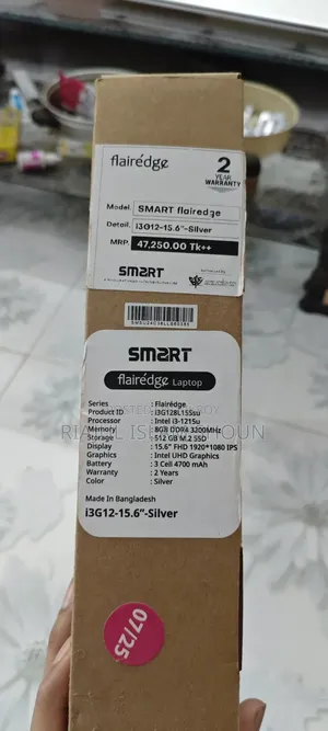 Laptop 8GB Intel Core i3 SSD 512GB