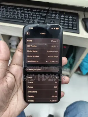Apple iPhone 15 Pro 128 GB Black
